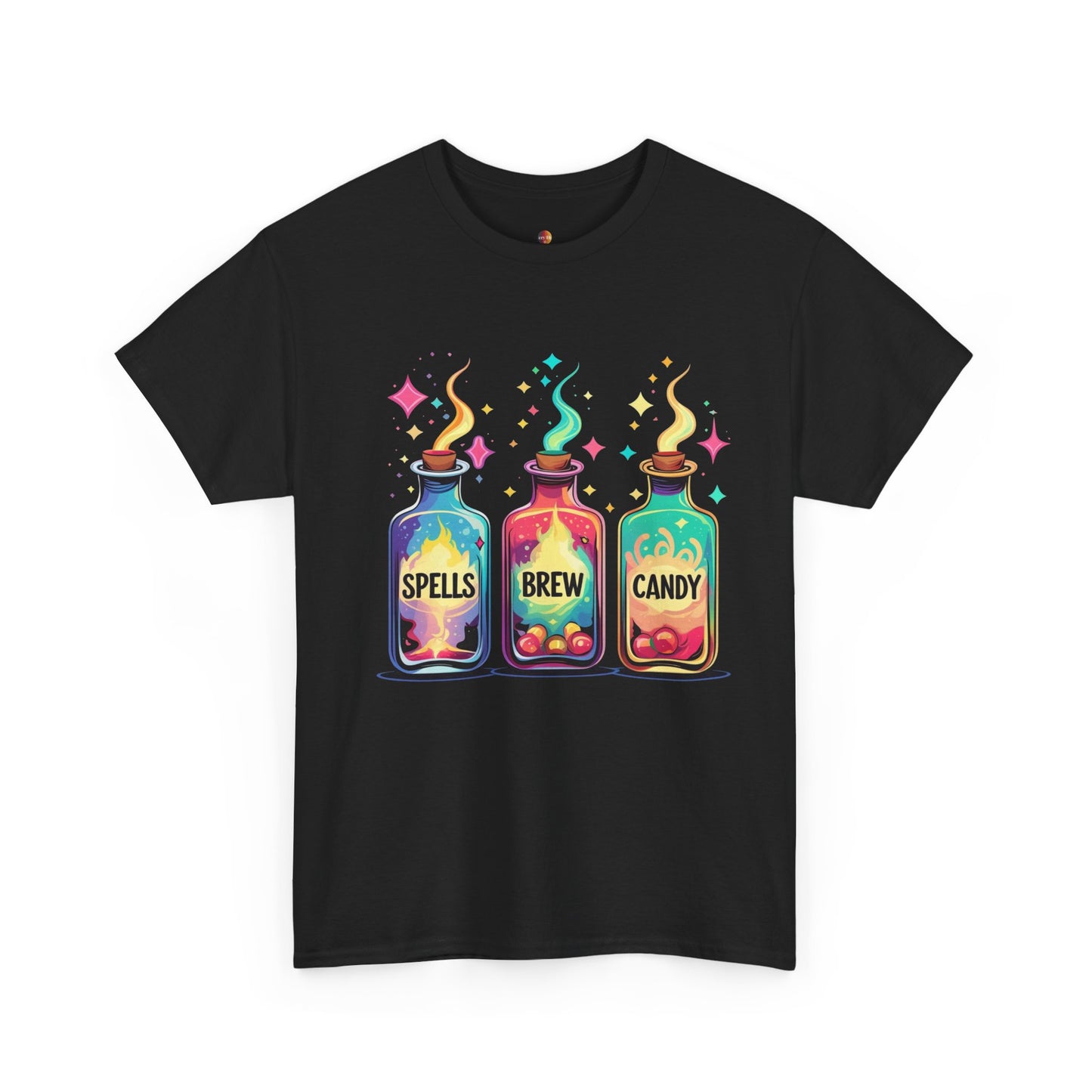 Magical Potion T-Shirt - Spells Brew Candy Design, Cute Halloween Tee, Witchy Apparel, Gift for Magic Lovers, Casual Wear