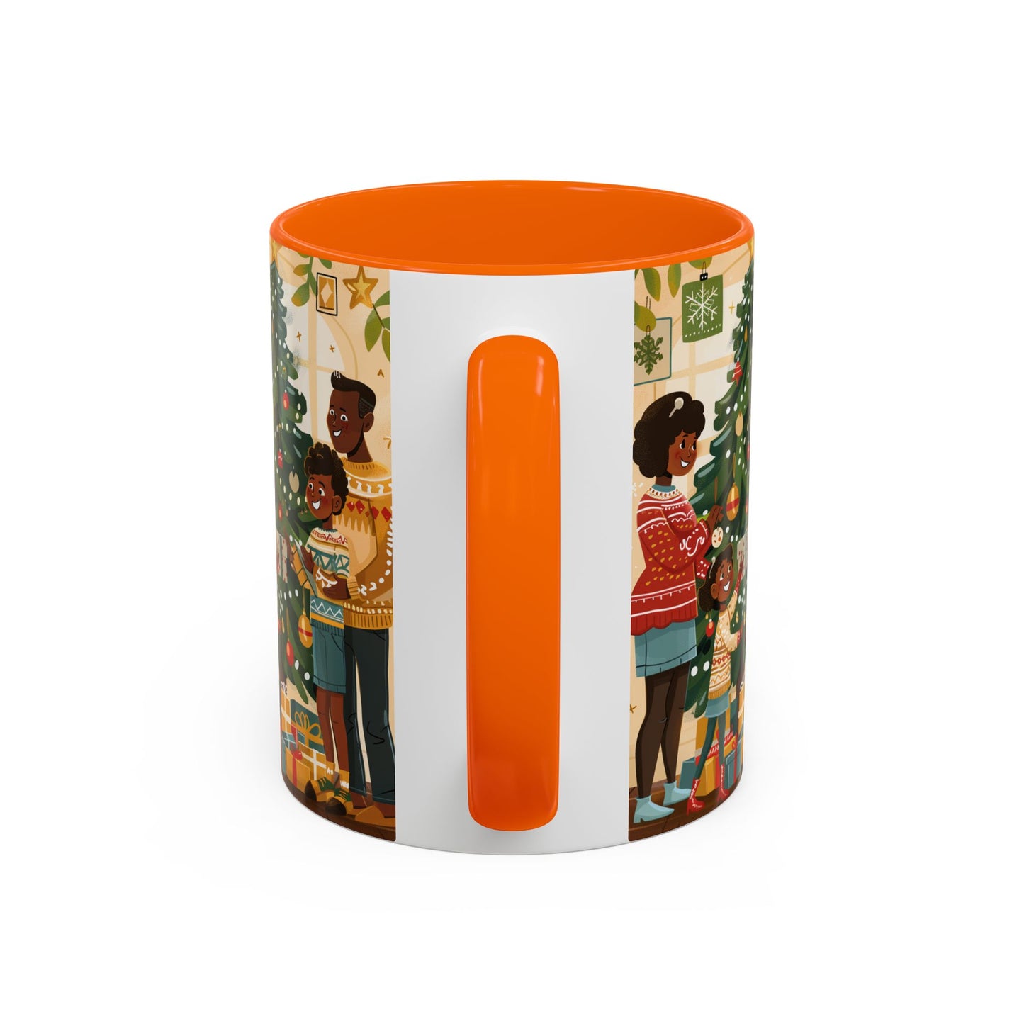 Christmas Family Celebration Mug, Holiday Coffee Cup, Festive Drinkware, Gift for Mom, Winter Decor, Cozy Family Moments