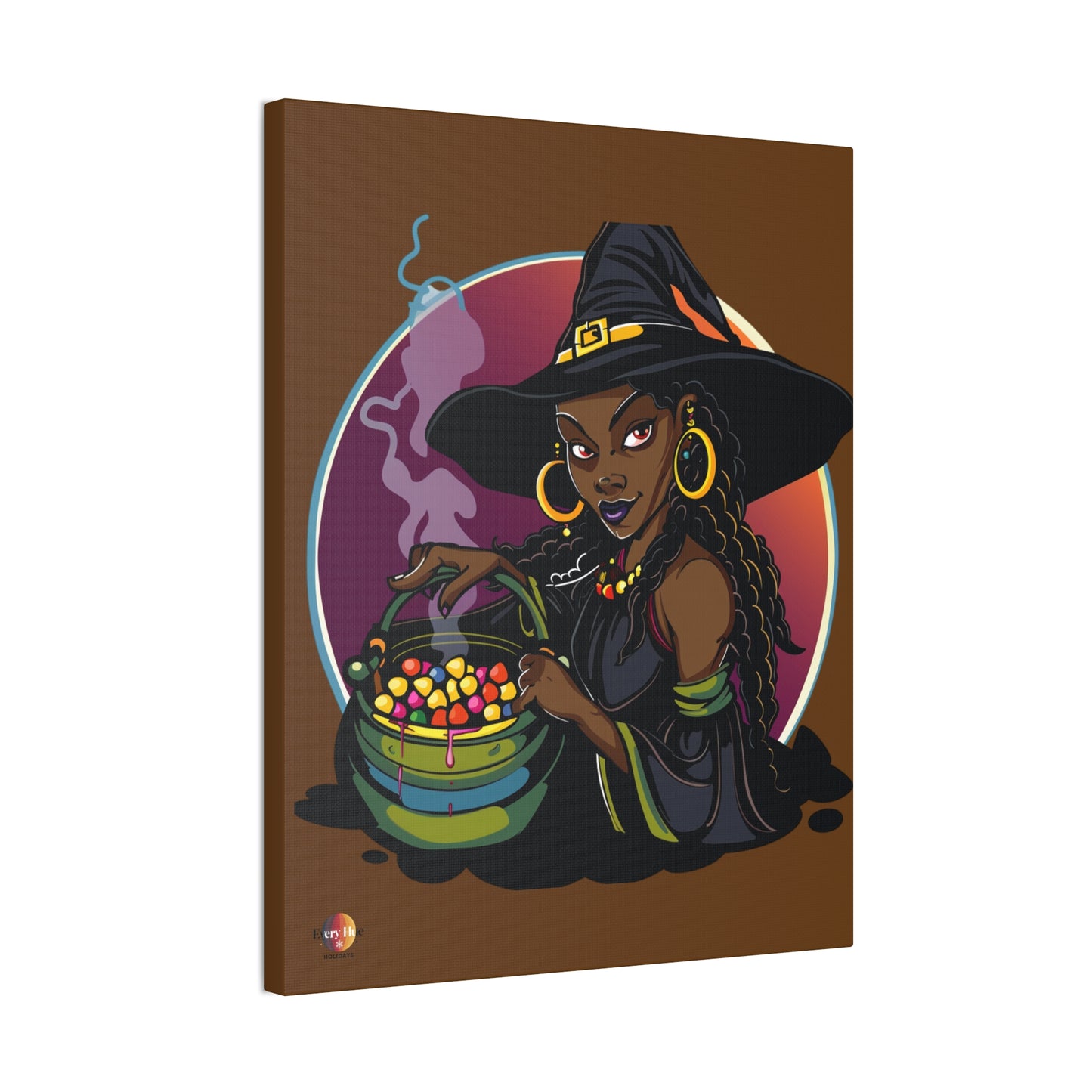 Witchy Canvas Art, Spooky Wall Decor, Halloween Home Decor, Magic Potion Artwork, Witch Decor, Gift for Witch Lovers