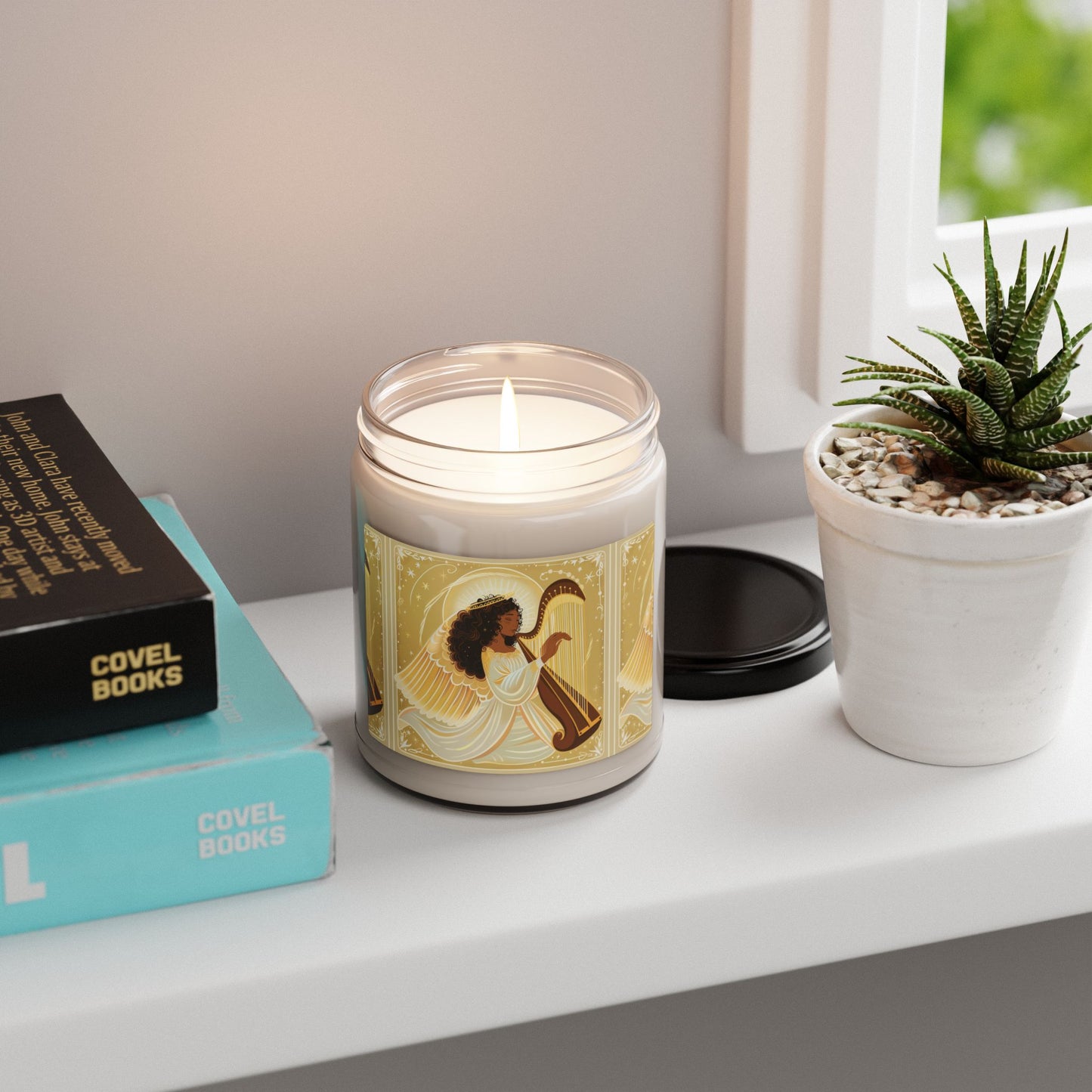 Angelic Harmony Scented Soy Candle, Aromatherapy Gift, Home Decor, Relaxation Candle, Eco-Friendly Candle, Spiritual Gift