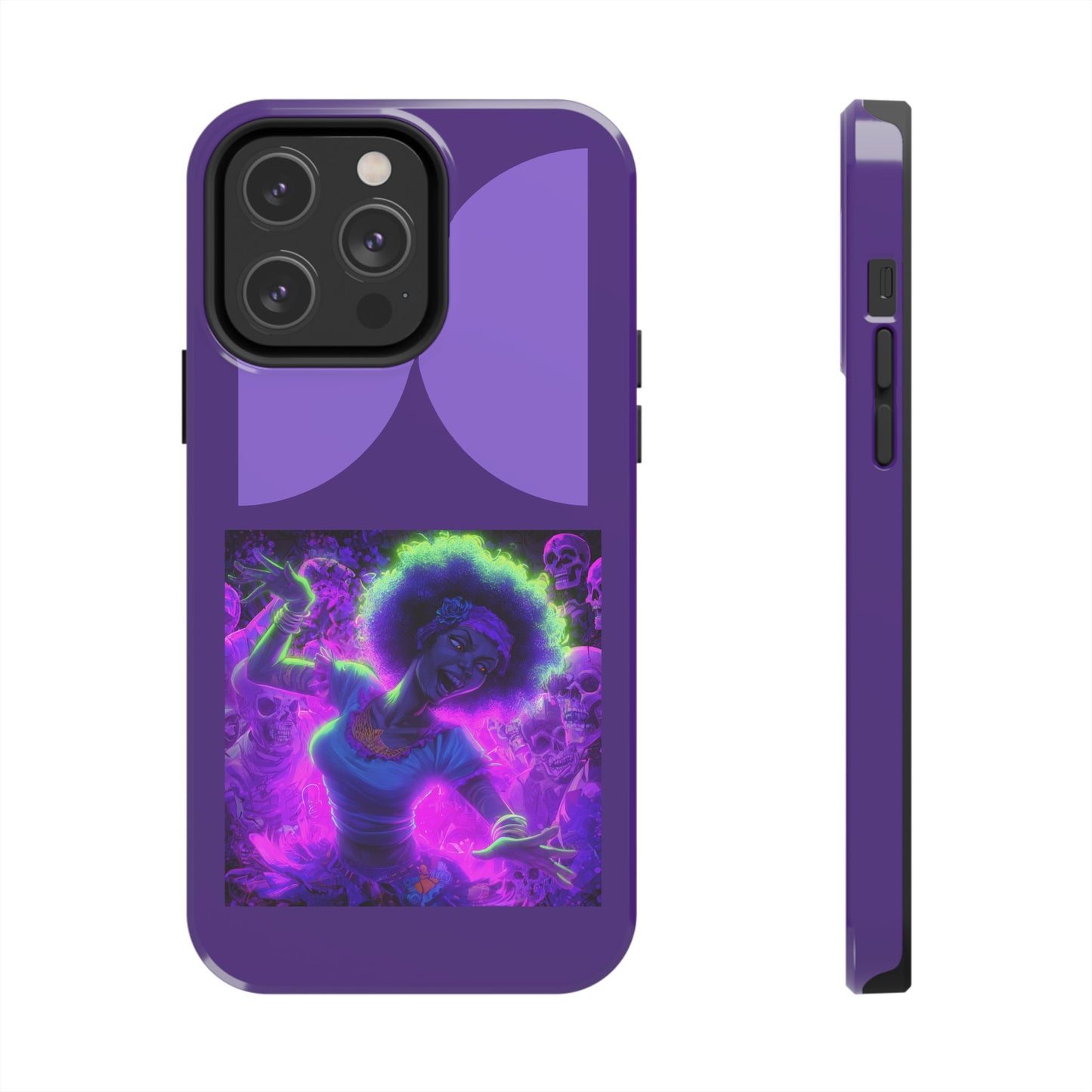 Vibrant Tough Phone Cases | Unique Phone Cover, Halloween Gift, Aesthetic Protection, Trendy Tech Accessory, Skull Design