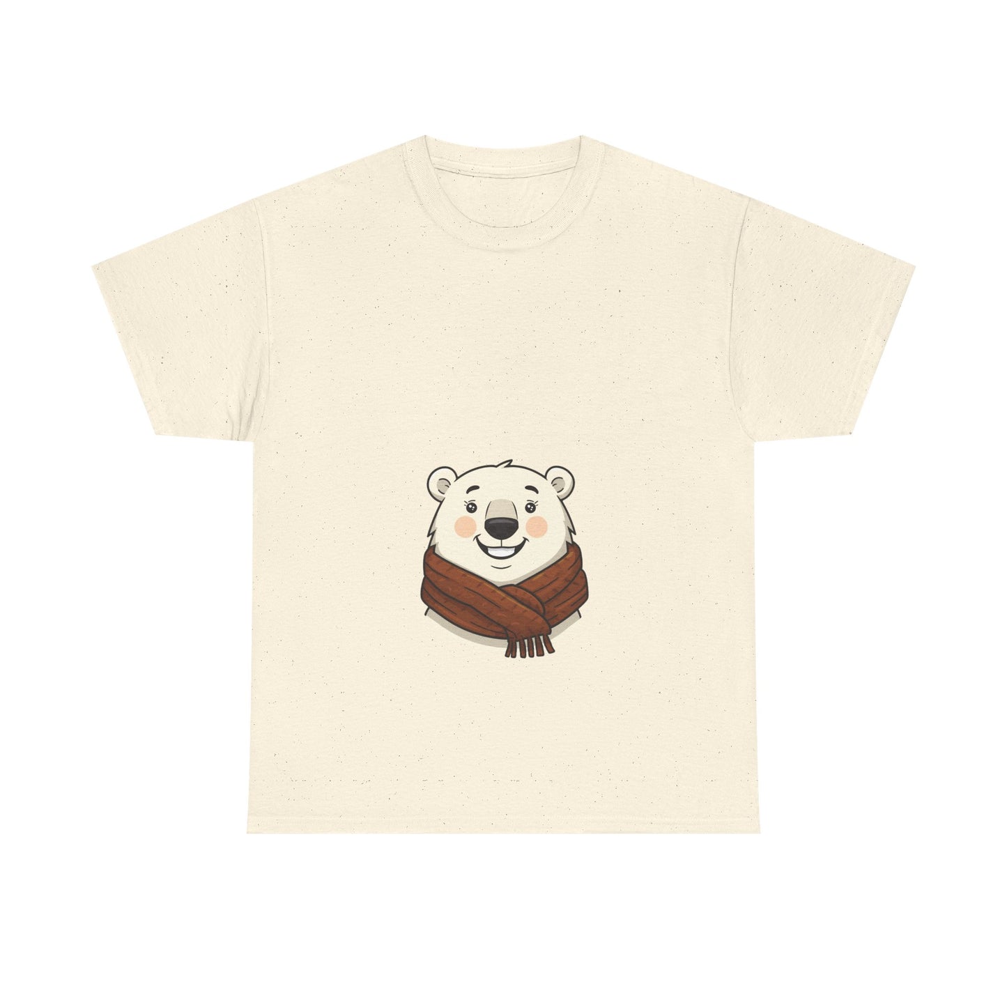Cute Polar Bear Tee | Unisex Cotton T-shirt for Winter, Cozy Gift, Animal Lover Shirt, Chill Vibe Apparel, Christmas & Holiday Wear