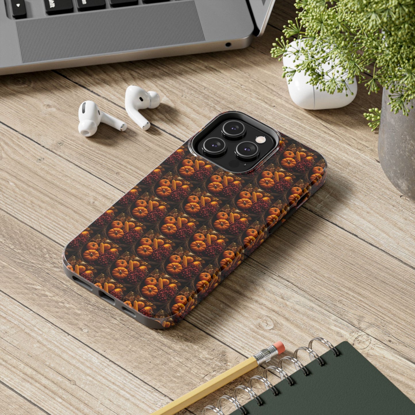 Harvest-Themed Tough Phone Cases | Fall Decor, Autumn Gifts, Thanksgiving Accessories, Seasonal Protection, Phone Covers