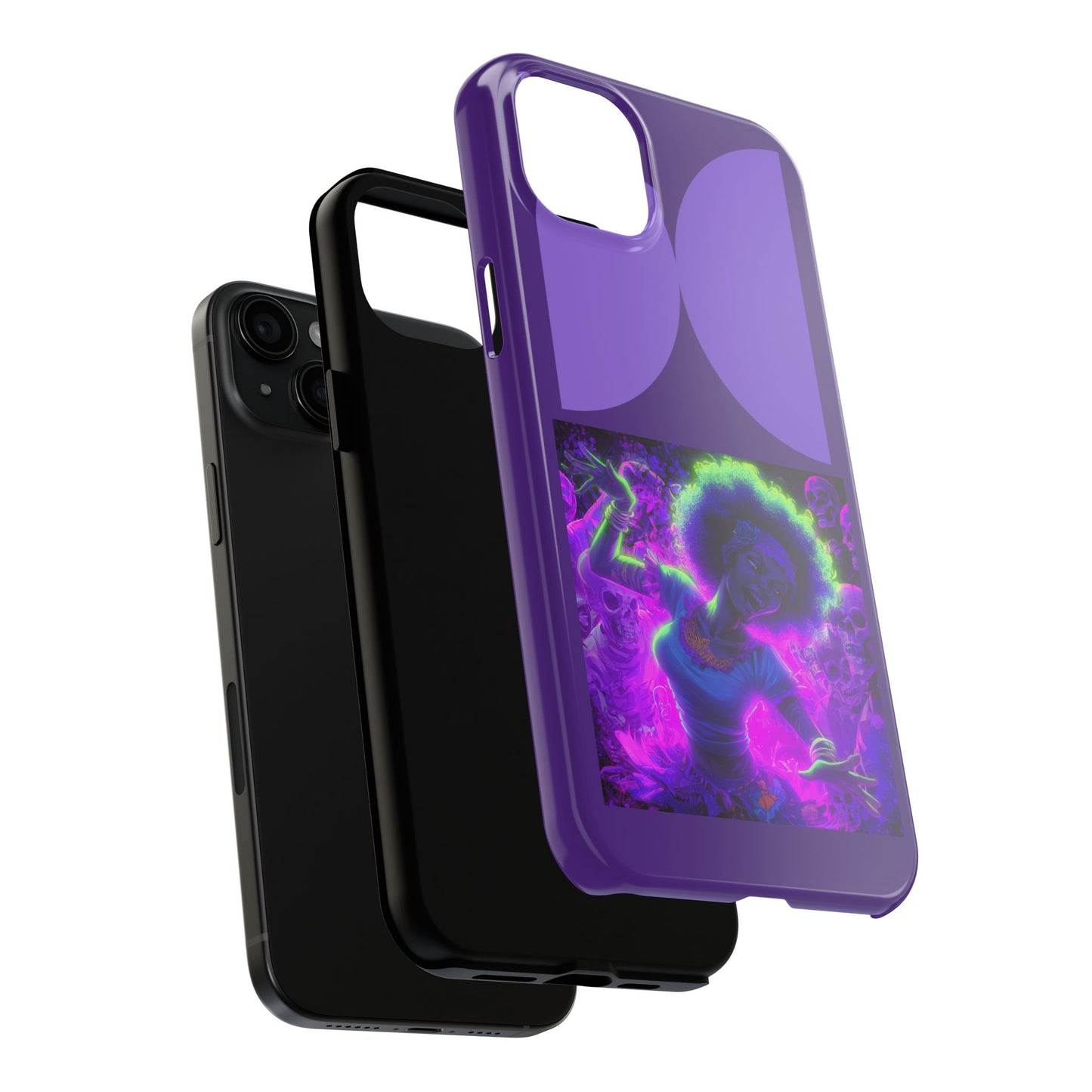 Vibrant Tough Phone Cases | Unique Phone Cover, Halloween Gift, Aesthetic Protection, Trendy Tech Accessory, Skull Design