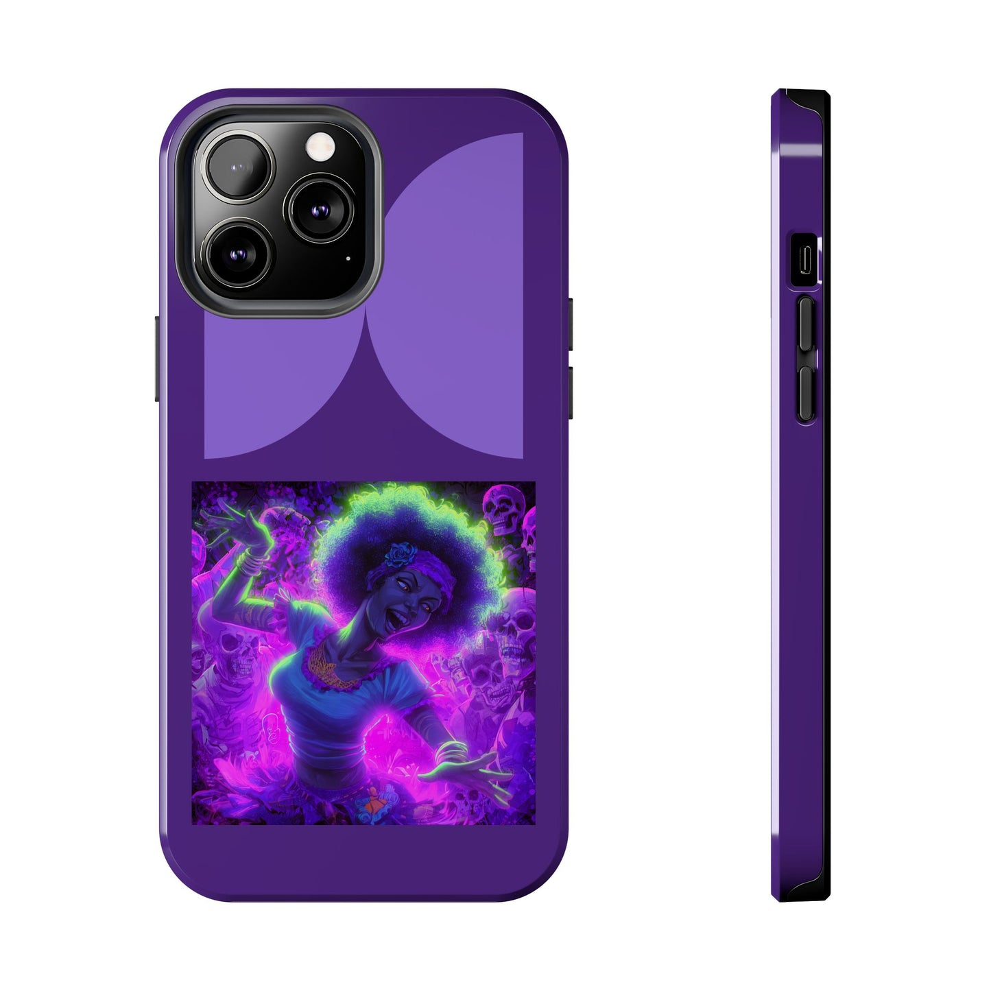 Vibrant Tough Phone Cases | Unique Phone Cover, Halloween Gift, Aesthetic Protection, Trendy Tech Accessory, Skull Design