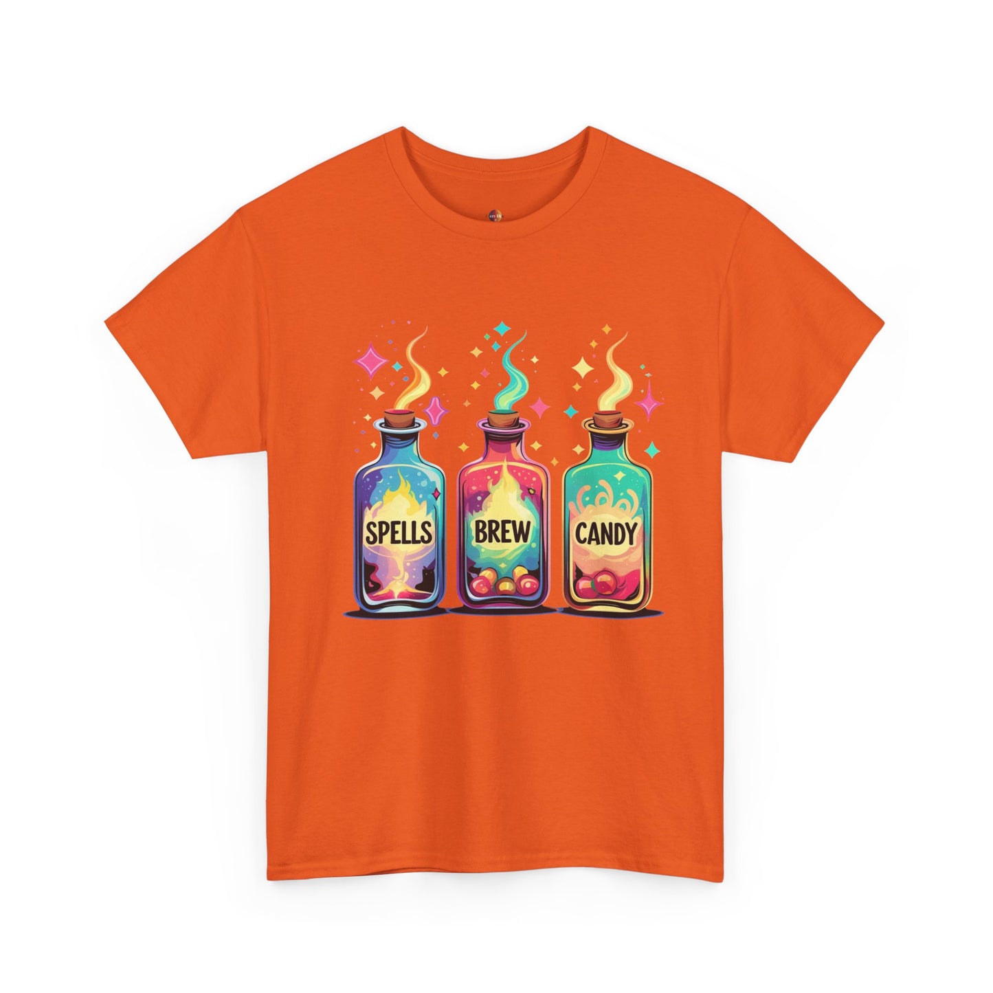 Magical Potion T-Shirt - Spells Brew Candy Design, Cute Halloween Tee, Witchy Apparel, Gift for Magic Lovers, Casual Wear