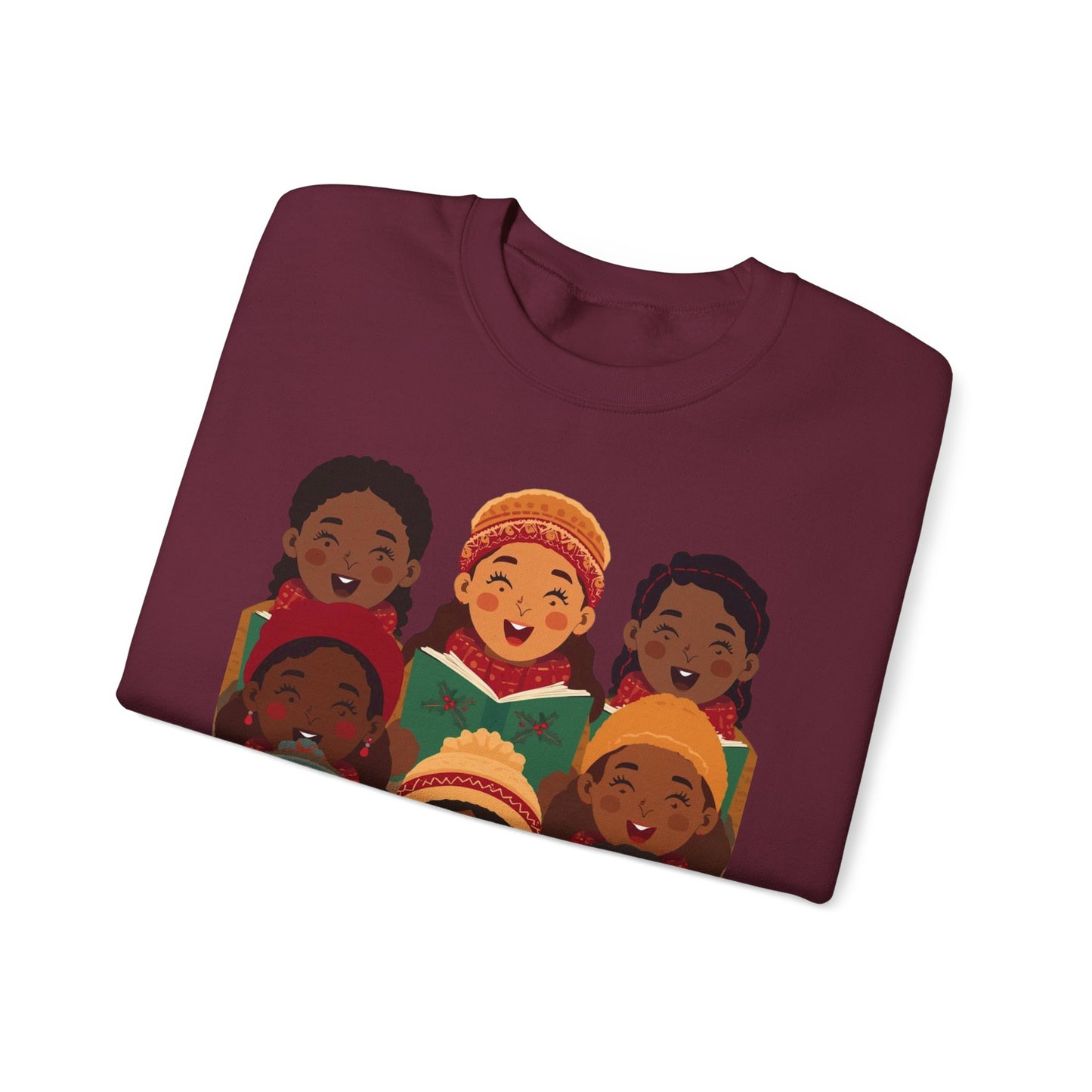 Singing Joy Crewneck Sweatshirt, Cozy Choir Sweatshirt, Festival Apparel, Group Performance Top, Gift for Music Lovers, Unisex Sweatshirt