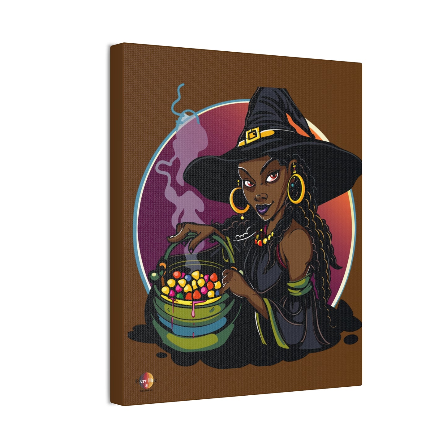 Witchy Canvas Art, Spooky Wall Decor, Halloween Home Decor, Magic Potion Artwork, Witch Decor, Gift for Witch Lovers