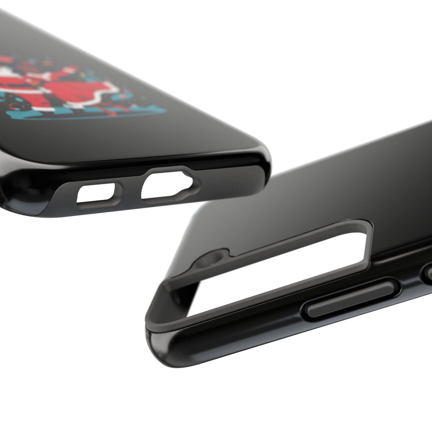 Festive Santa Phone Cases - Holiday Protection, Xmas Gifts, Winter Vibes, Merry & Bright, Unique Tech Accessories