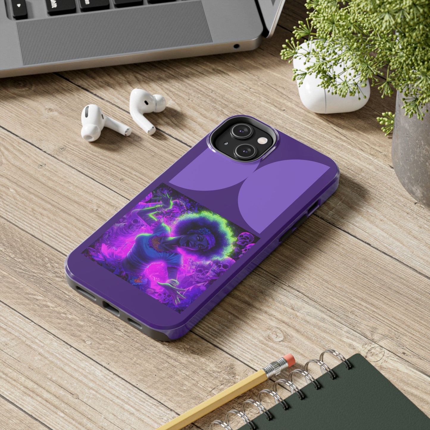 Vibrant Tough Phone Cases | Unique Phone Cover, Halloween Gift, Aesthetic Protection, Trendy Tech Accessory, Skull Design