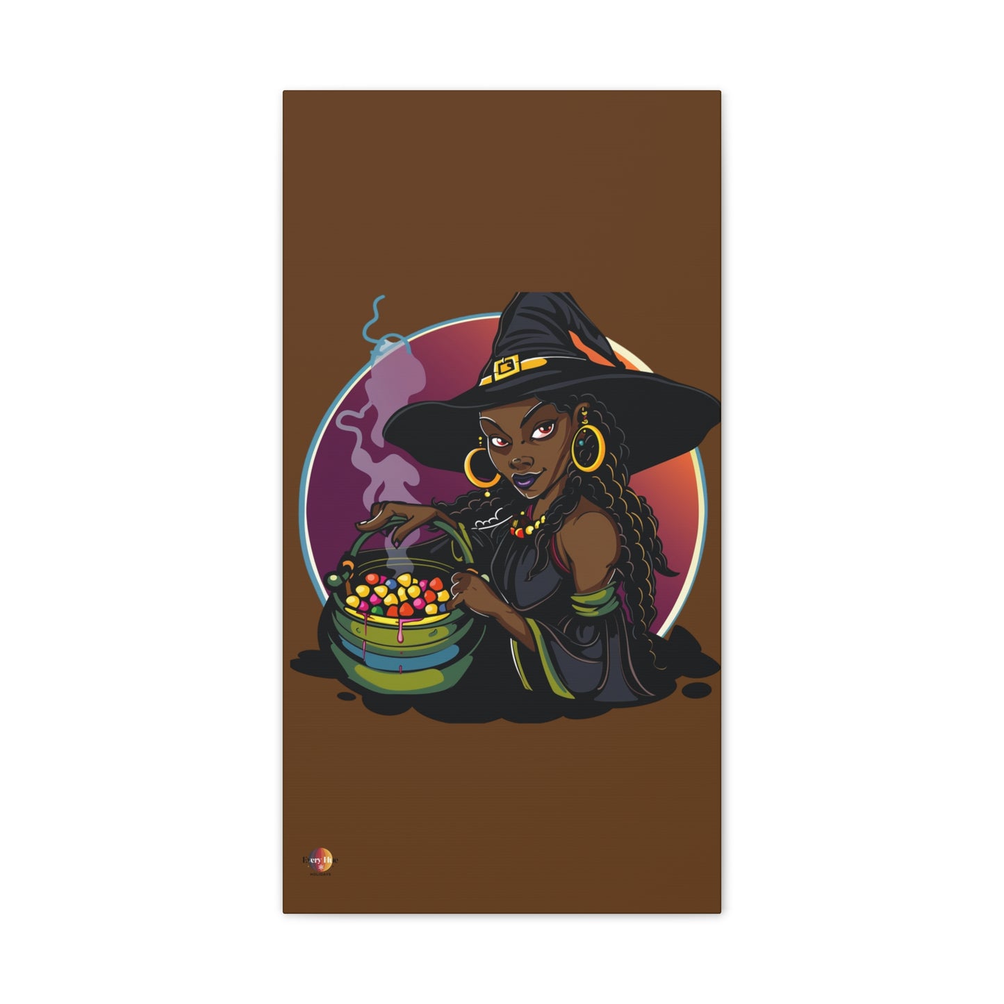 Witchy Canvas Art, Spooky Wall Decor, Halloween Home Decor, Magic Potion Artwork, Witch Decor, Gift for Witch Lovers
