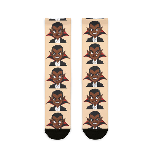 Funky Character Socks, Unique Dress Up Socks, Fun Gift for Kids, Halloween Costume Accessories, Cartoon Style Crew Socks