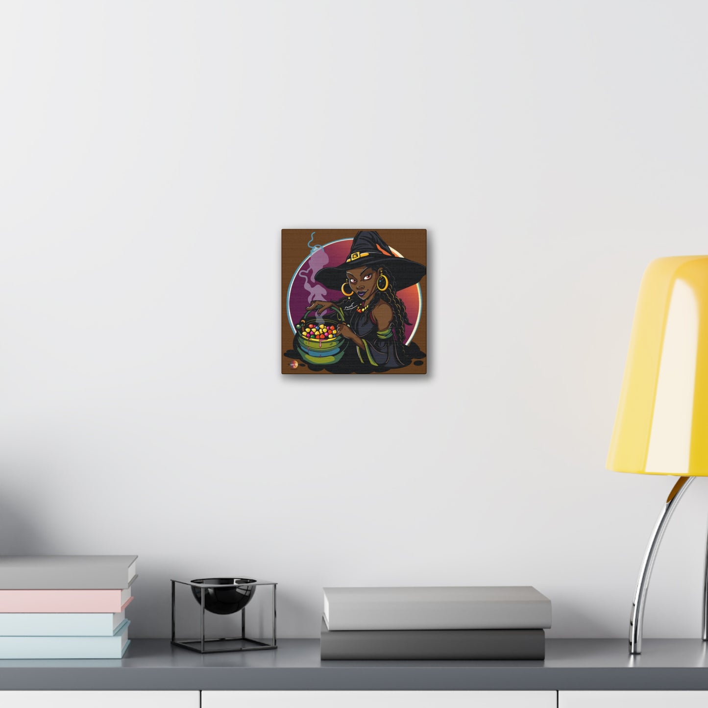 Witchy Canvas Art, Spooky Wall Decor, Halloween Home Decor, Magic Potion Artwork, Witch Decor, Gift for Witch Lovers