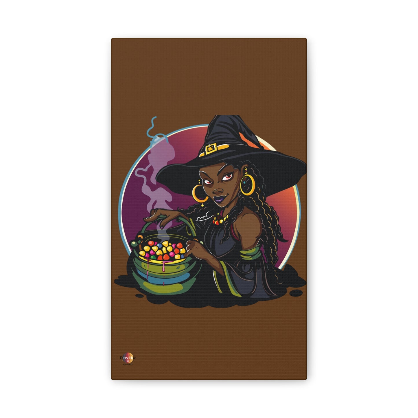 Witchy Canvas Art, Spooky Wall Decor, Halloween Home Decor, Magic Potion Artwork, Witch Decor, Gift for Witch Lovers