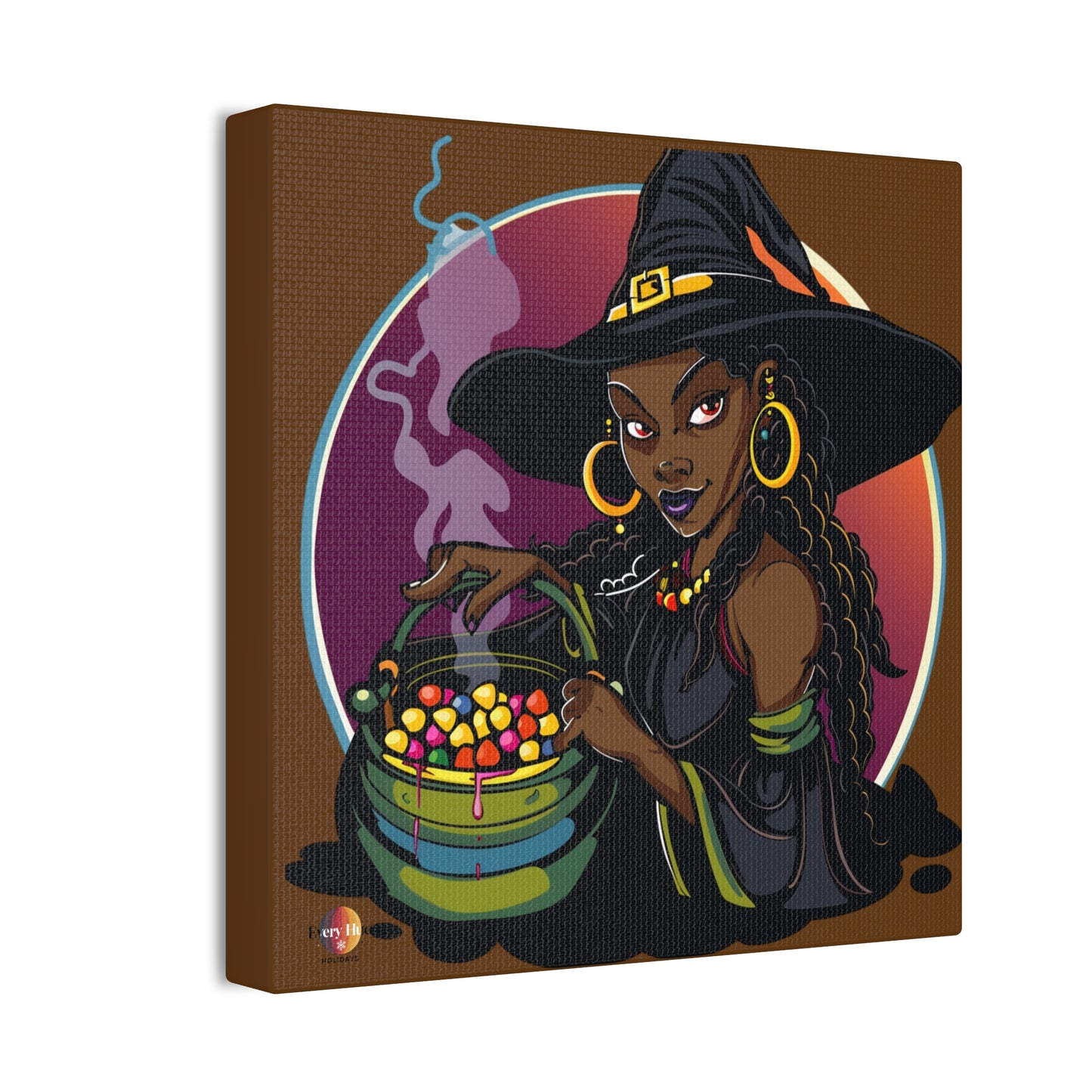 Witchy Canvas Art, Spooky Wall Decor, Halloween Home Decor, Magic Potion Artwork, Witch Decor, Gift for Witch Lovers