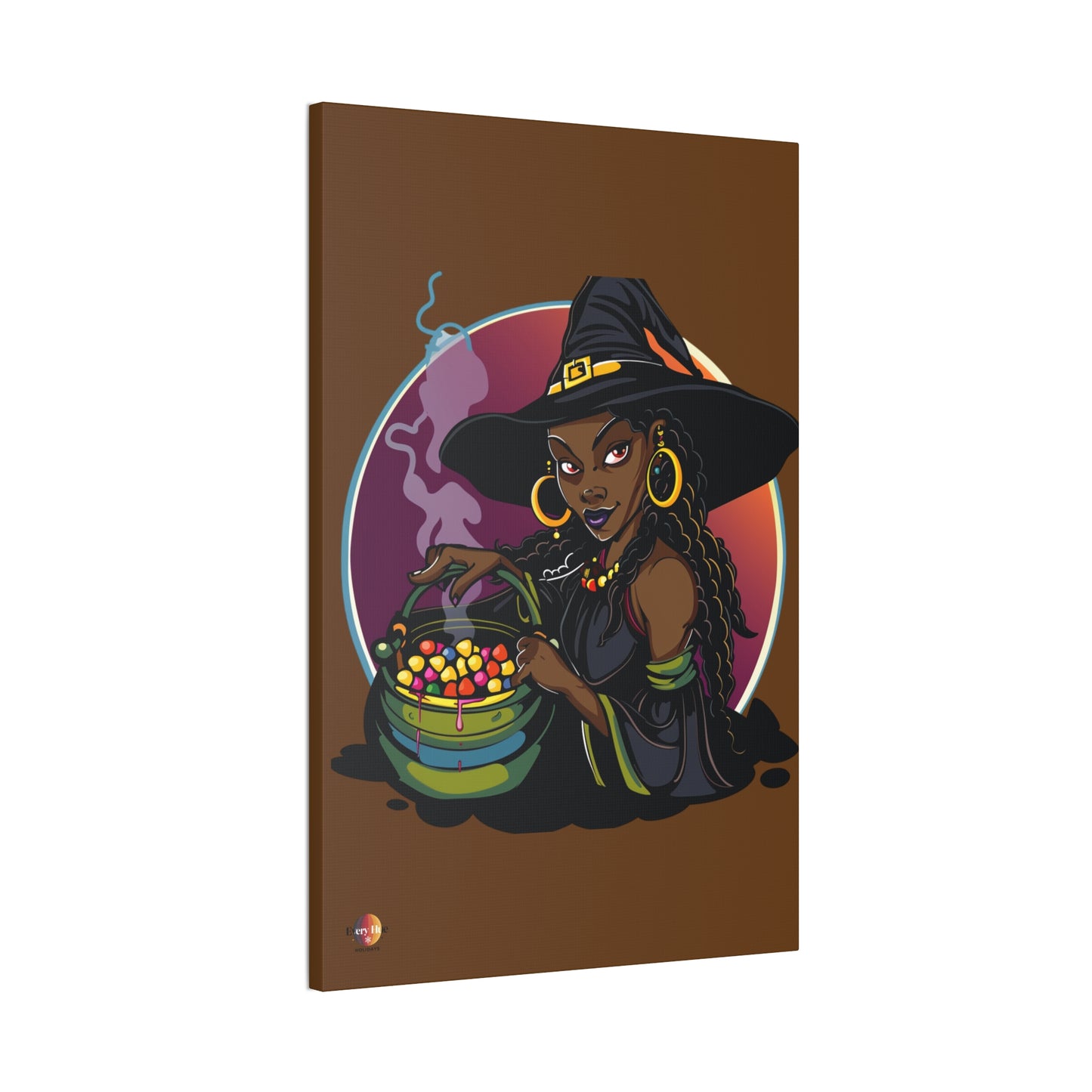 Witchy Canvas Art, Spooky Wall Decor, Halloween Home Decor, Magic Potion Artwork, Witch Decor, Gift for Witch Lovers