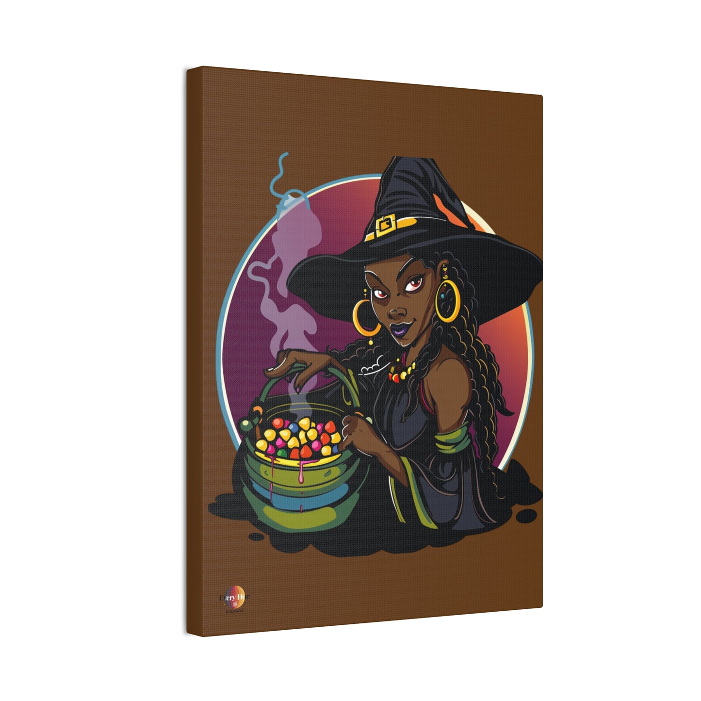 Witchy Canvas Art, Spooky Wall Decor, Halloween Home Decor, Magic Potion Artwork, Witch Decor, Gift for Witch Lovers