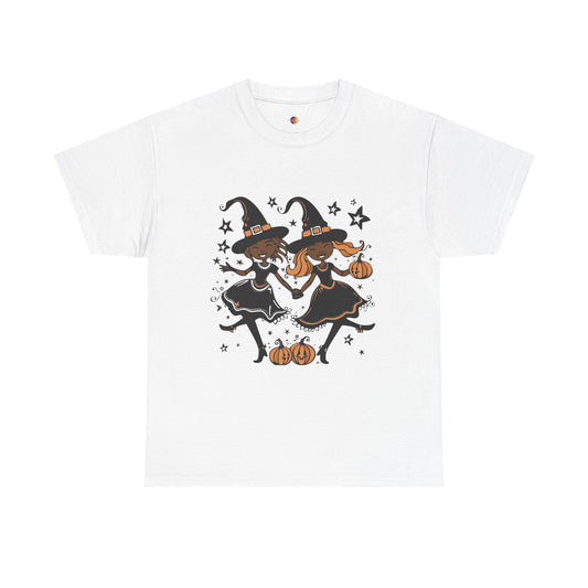 Halloween Witch Dance Unisex Tee, Cute Halloween T-Shirt, Fall Fashion, Spooky Season Wear, Gift for Witch Lovers