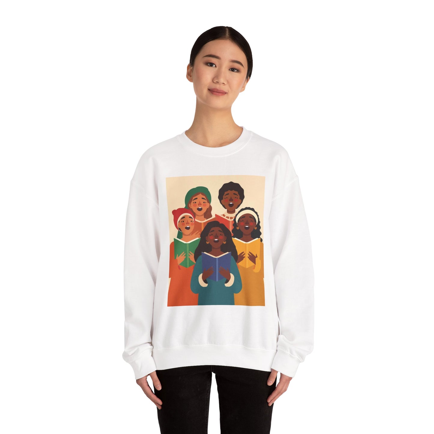 Singing Sisters Sweatshirt, Cozy Crewneck Sweatshirt, Music Lover Gift, Christmas Sweatshirt, Family Gathering Apparel, Holiday [...]