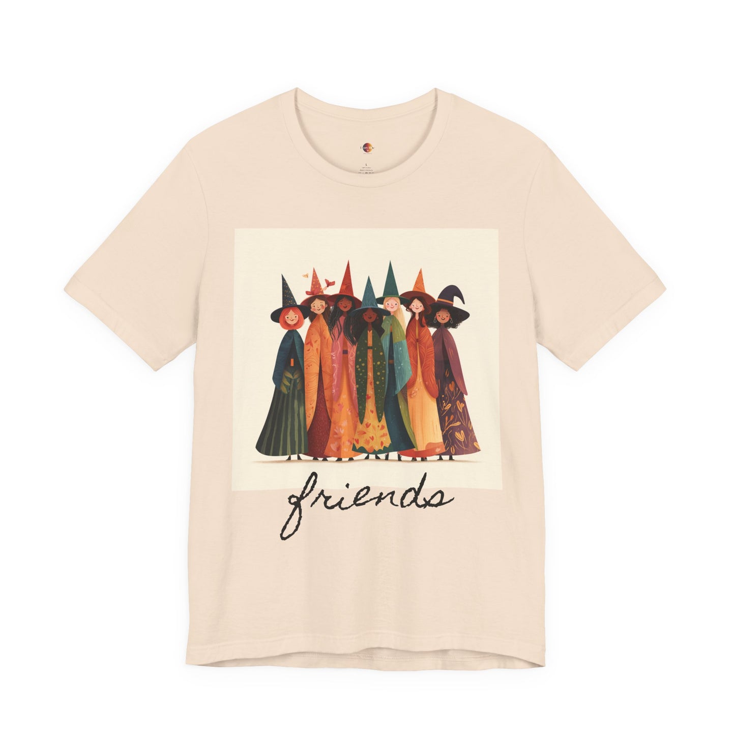Witchy Friends Halloween Tee, Unisex Halloween Shirt, Festive Witch T-Shirt, Spooky Season Apparel, Witchy Apparel, Witch-Themed Clothing