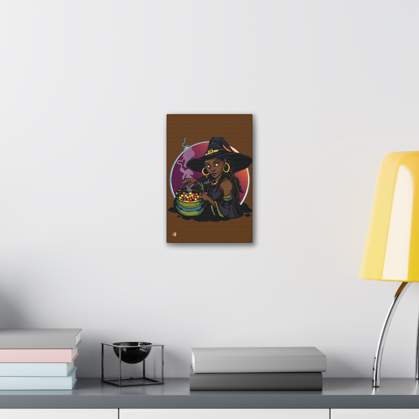 Witchy Canvas Art, Spooky Wall Decor, Halloween Home Decor, Magic Potion Artwork, Witch Decor, Gift for Witch Lovers