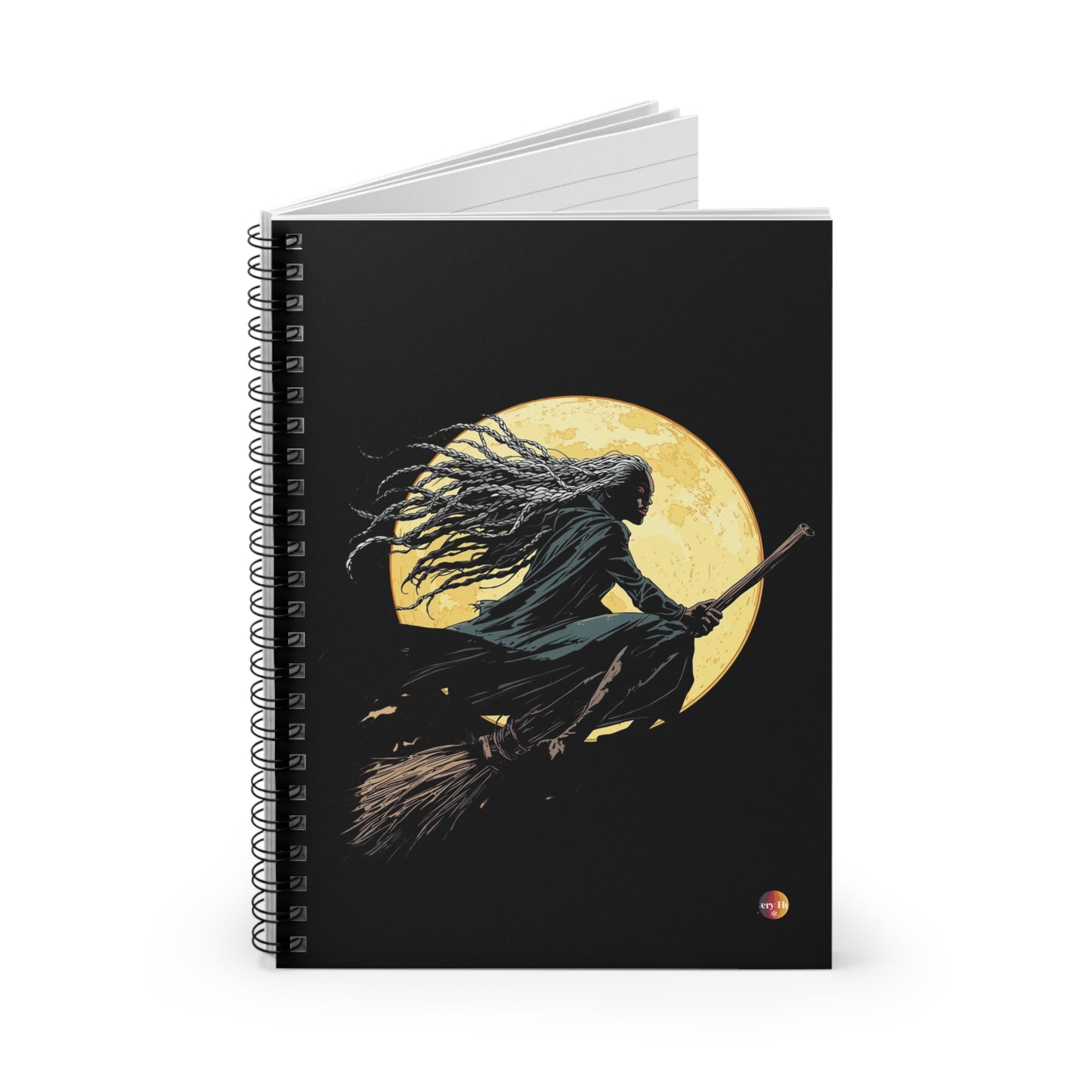 Halloween Themed Spiral Notebook - Perfect for Students, Witches, or Journalers, Magical Gift Idea, School Supplies, Writing Journal, [...]