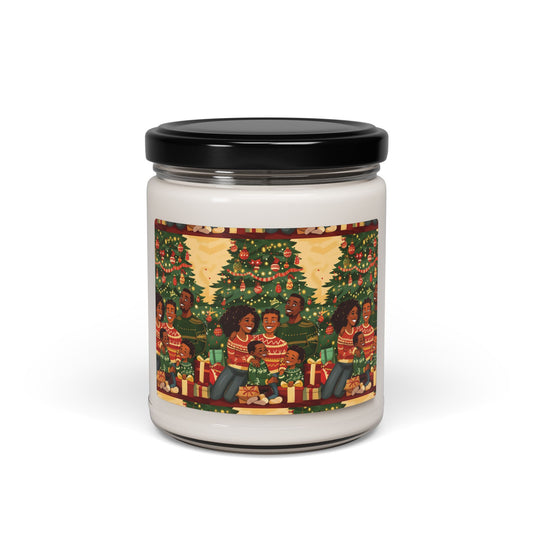 Cozy Christmas Scented Soy Candle, Holiday Gift, Home Decor, Hand-Poured Candle, Family Gathering, Festive Aromatherapy