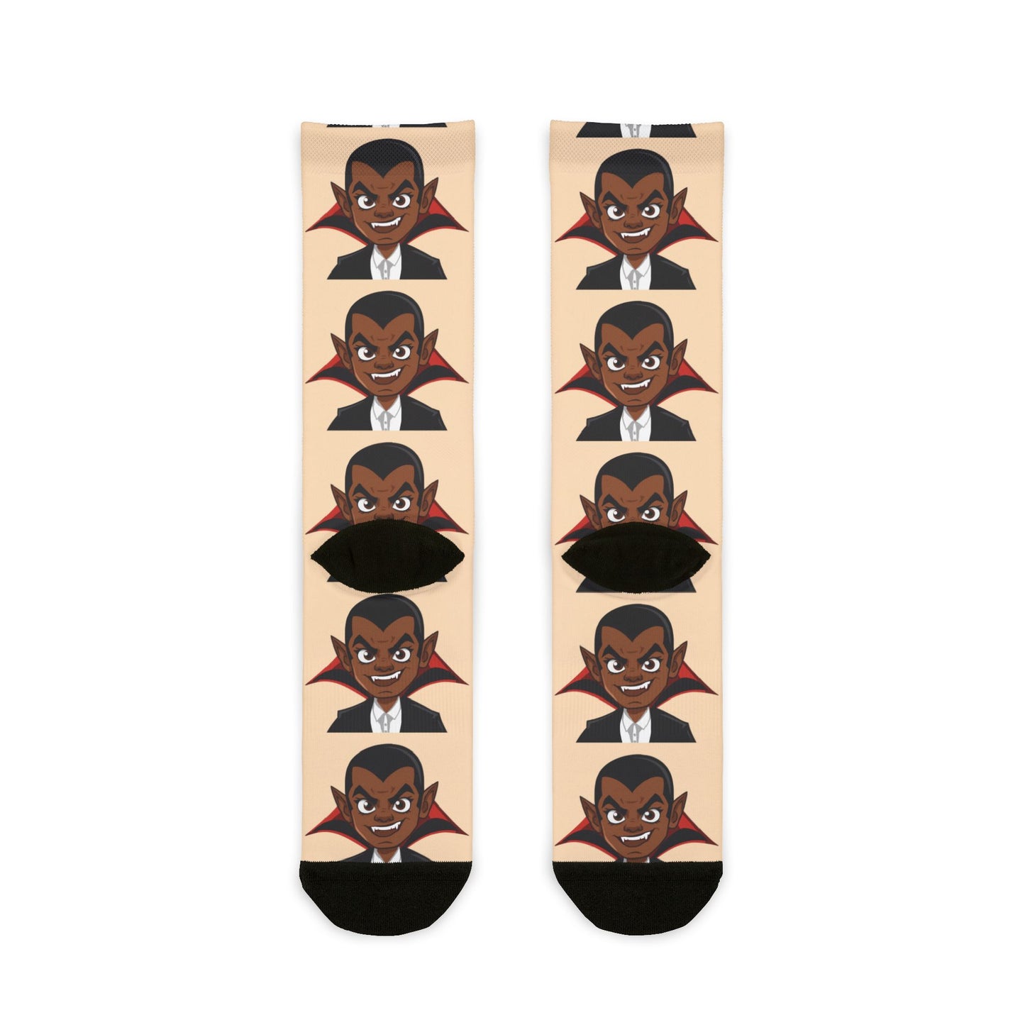 Funky Character Socks, Unique Dress Up Socks, Fun Gift for Kids, Halloween Costume Accessories, Cartoon Style Crew Socks