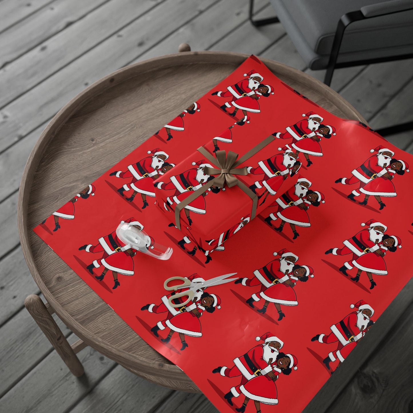 Festive Santa Wrapping Paper - Holiday Gift Wrap for Christmas, Birthday Parties, Celebrations, Eco-Friendly Gift Wrapping, Cute Santa [...]