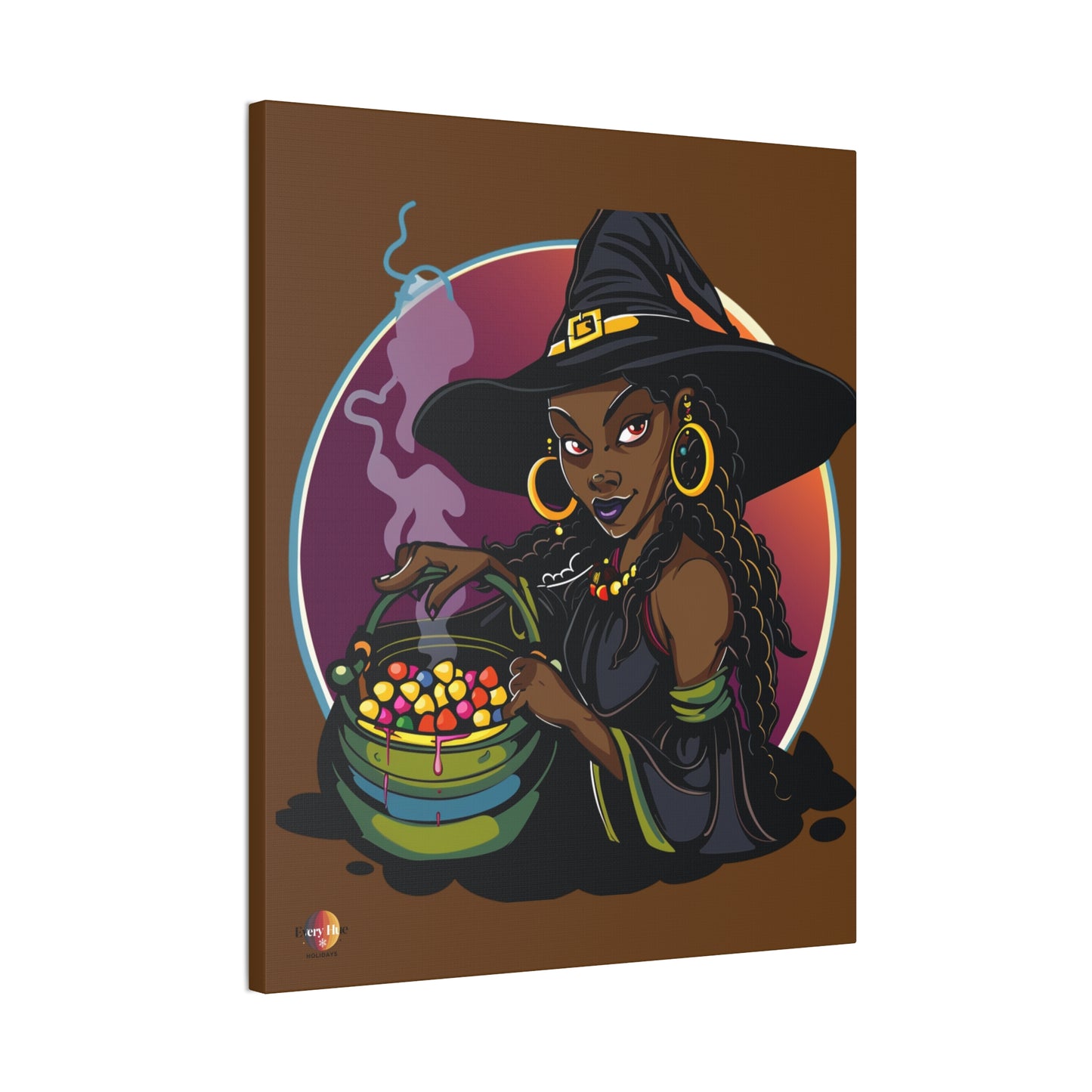 Witchy Canvas Art, Spooky Wall Decor, Halloween Home Decor, Magic Potion Artwork, Witch Decor, Gift for Witch Lovers