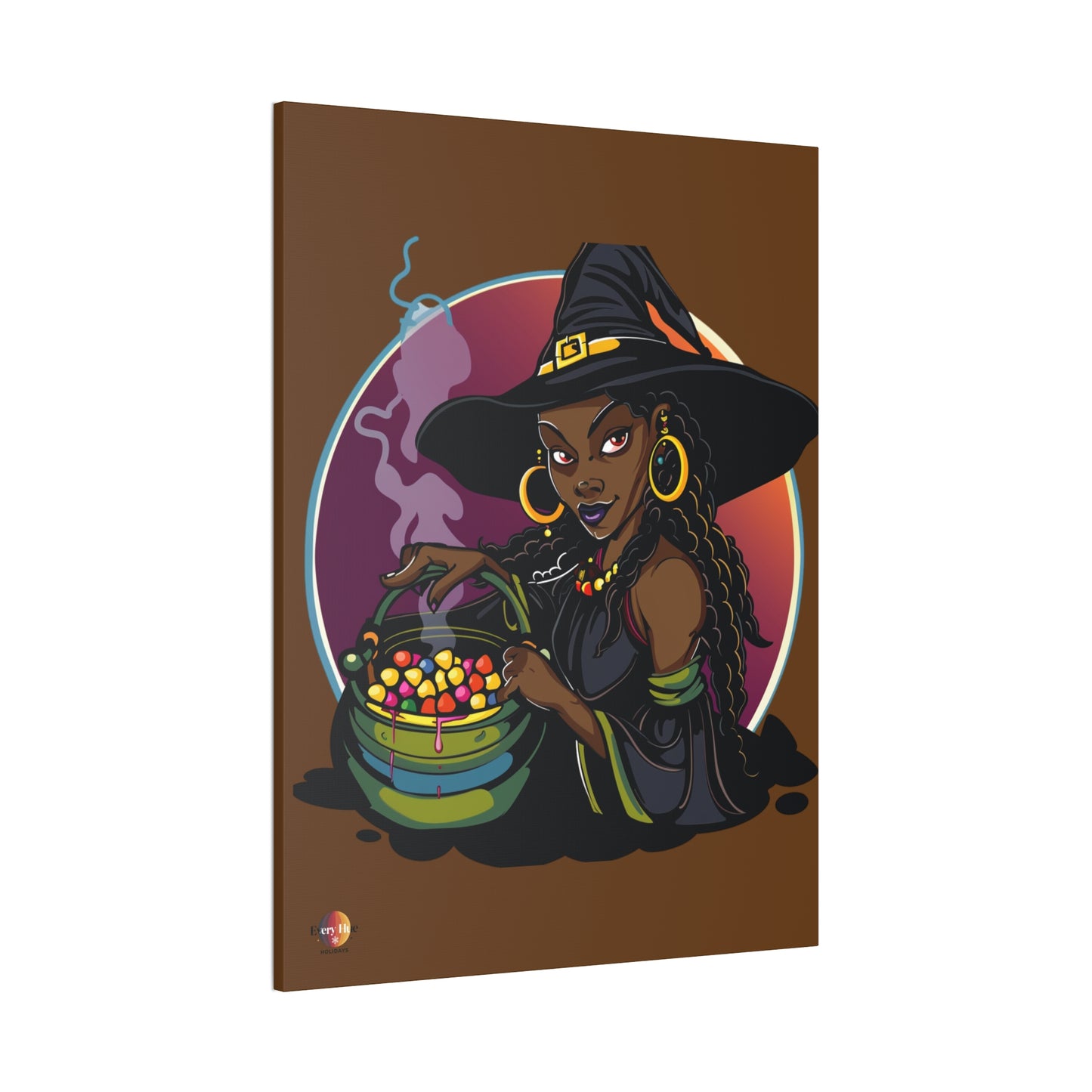 Witchy Canvas Art, Spooky Wall Decor, Halloween Home Decor, Magic Potion Artwork, Witch Decor, Gift for Witch Lovers
