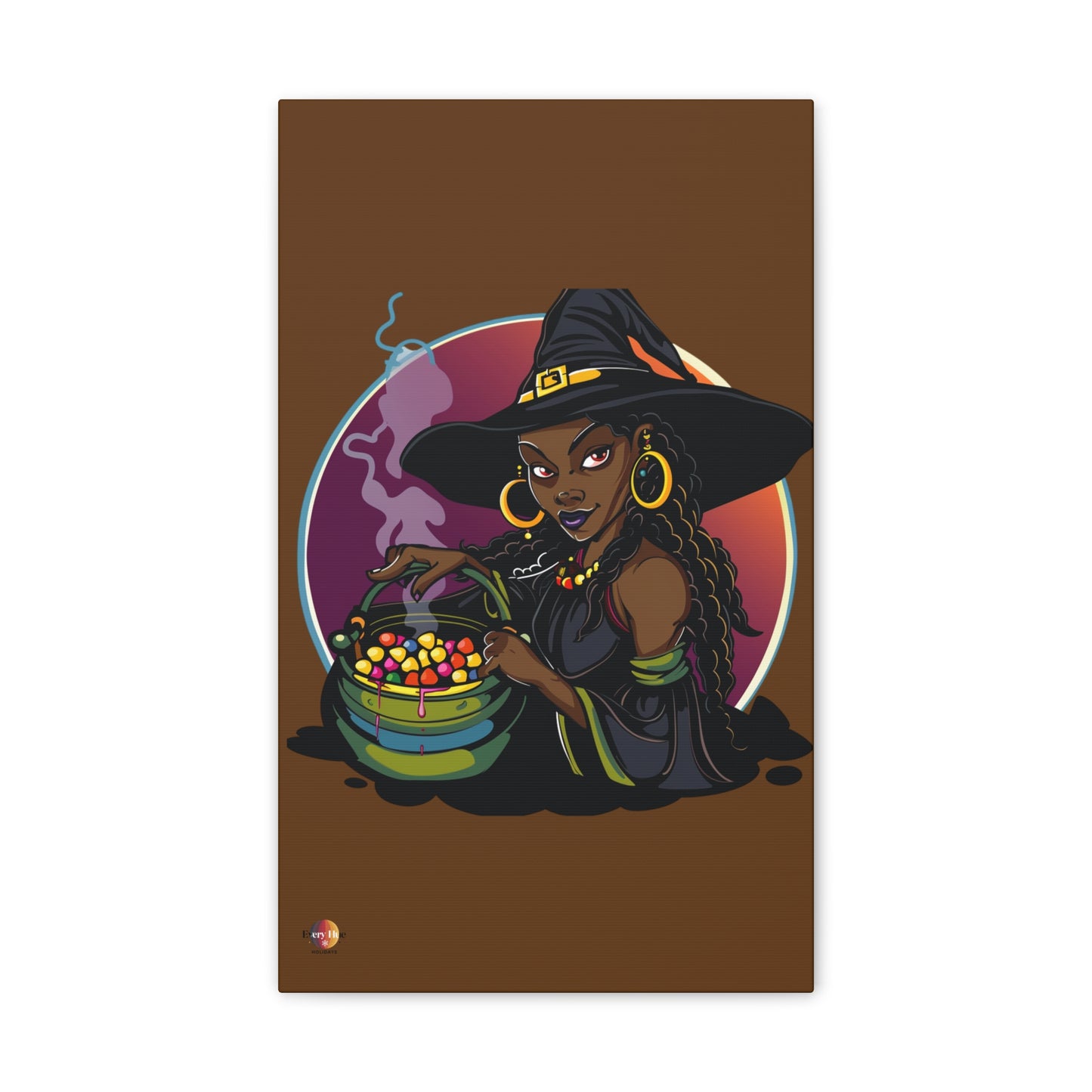 Witchy Canvas Art, Spooky Wall Decor, Halloween Home Decor, Magic Potion Artwork, Witch Decor, Gift for Witch Lovers